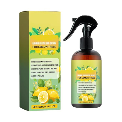 Liquid Fertilizer, Concentrated Growth Spray Lemon Trees, 1.93x6.22in Professional Mist Formula, Enhances Leaf Health and Root Development, Ideal for Thriving Citrus Plants