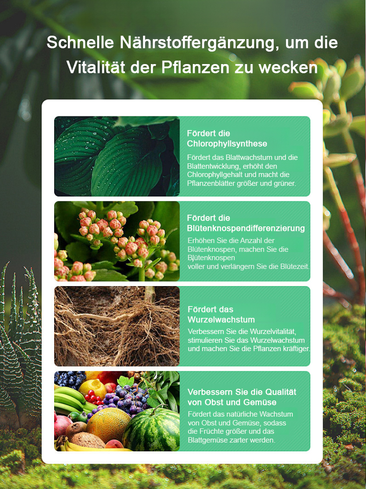 【Pflanzenwuchs außer Kontrolle】Pflanzenregenerationsmittel