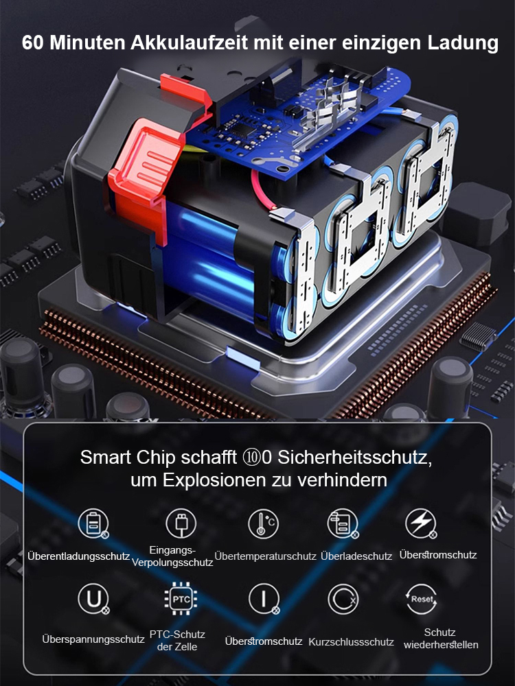Hochleistungs-Lithium-Batteriegebläse