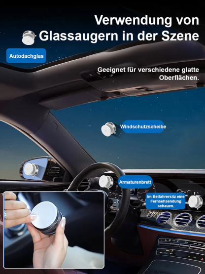 【Dreifach-Faltung mit beliebiger Drehung】 Saugnapf-Magnethalterung mit starker Saugkraft