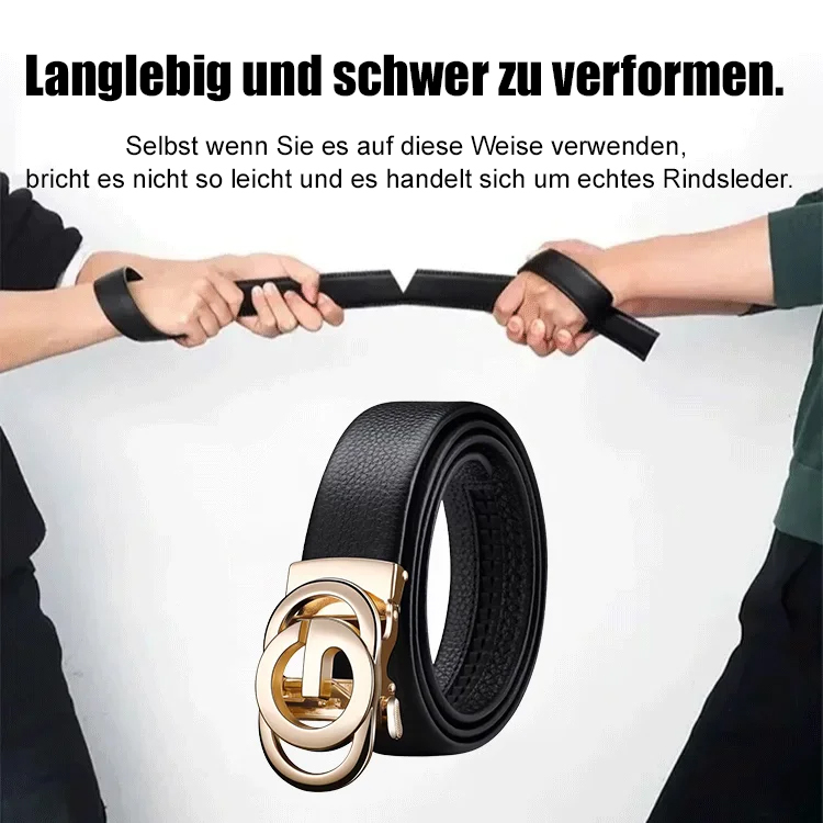 Erstklassiger Ledergürtel mit matter Oberfläche im Luxusdesign