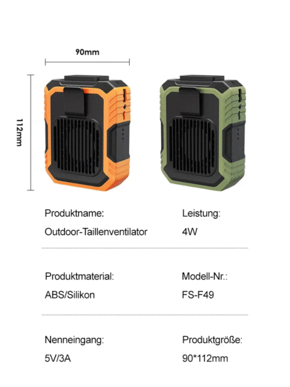 Outdoor Gürtelventilator