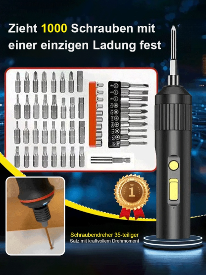 35-teiliges Präzisions-Schraubendreher-Set für DIY-Enthusiasten - Automatischer Stopp, starke Magnetfunktion.