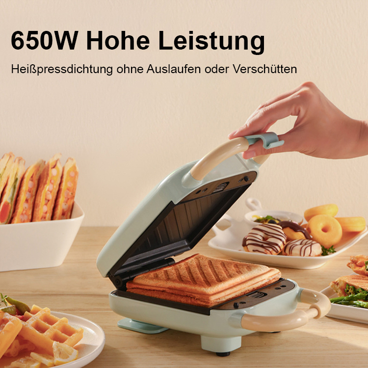 3-in-1 Leichter Multifunktions-Sandwichmaker