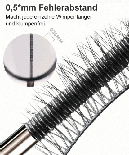 【Vergrößern Sie Ihre Augen】Kleine Stahlrohr-Mascara