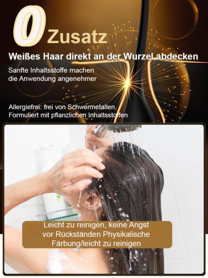 Wasser- und schweißbeständiges Haarfärbemittel zur Abdeckung grauer Haare