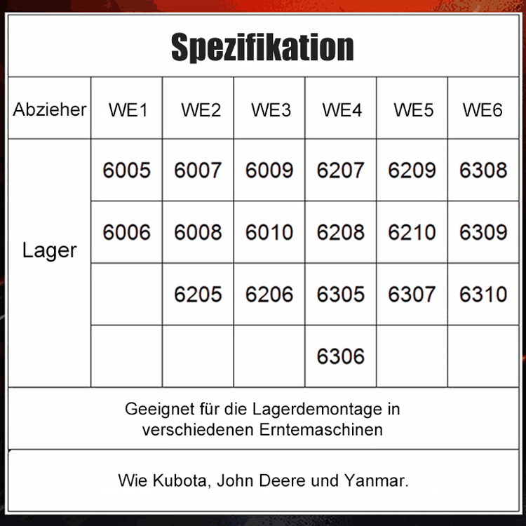 Universal-Lagerabzieher-Set