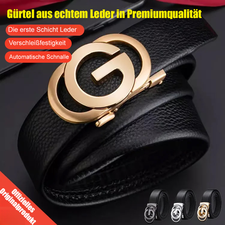 Erstklassiger Ledergürtel mit matter Oberfläche im Luxusdesign