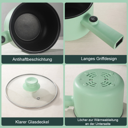 Explosive elektrische Ein-Personen-Multifunktionspfanne mit Antihaftbeschichtung