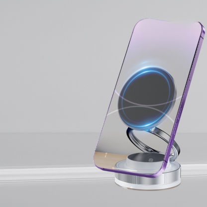 【Dreifach-Faltung mit beliebiger Drehung】 Saugnapf-Magnethalterung mit starker Saugkraft