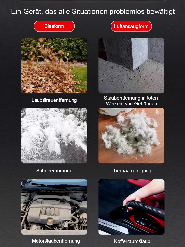 Hochleistungs-Lithium-Batteriegebläse