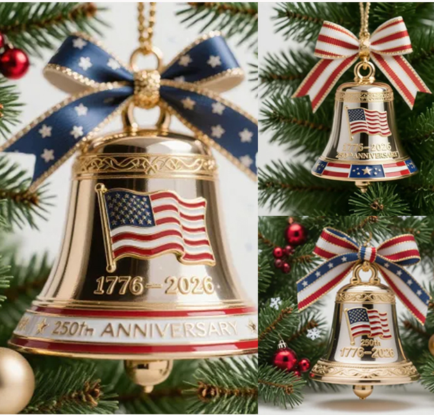 🏆 250th Anniversary US Bell Ornament
