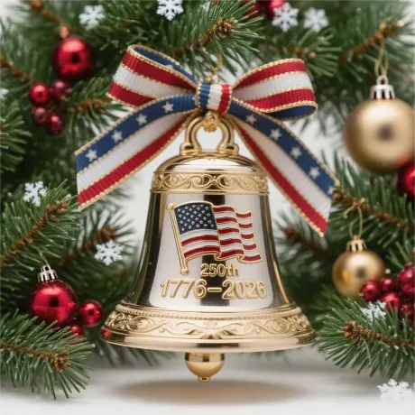 🏆 250th Anniversary US Bell Ornament