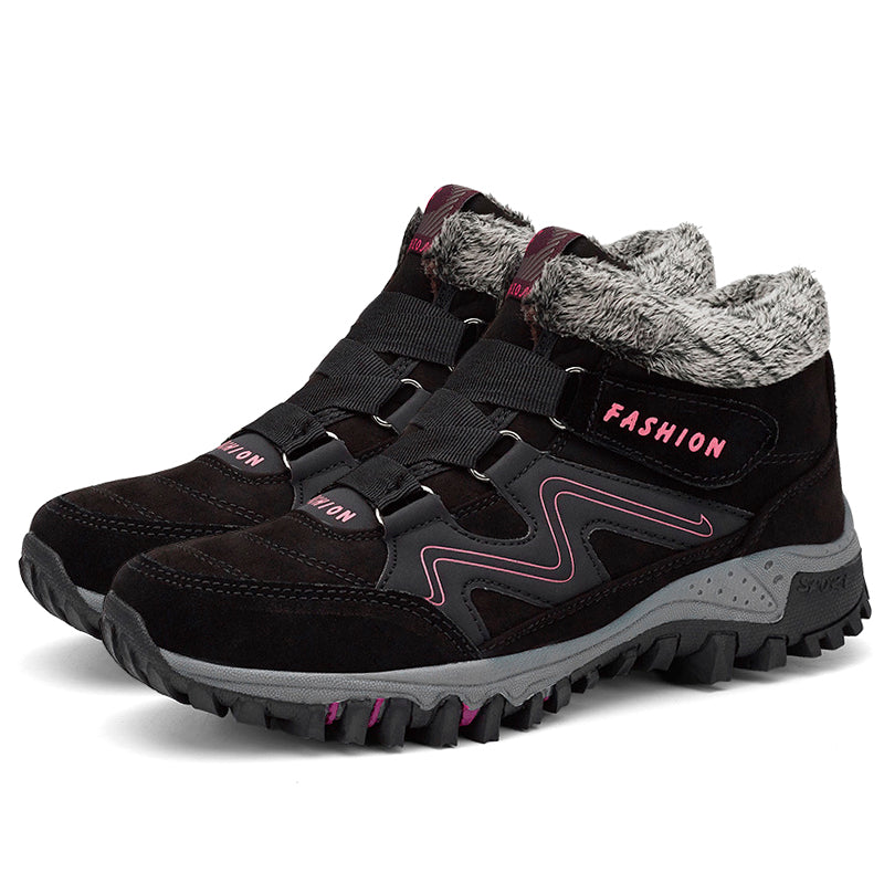 Outdoor Walking Shoes Winter Plus Velvet Warm Snow Hiking Boots