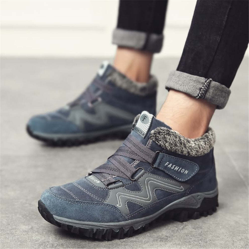 Outdoor Walking Shoes Winter Plus Velvet Warm Snow Hiking Boots