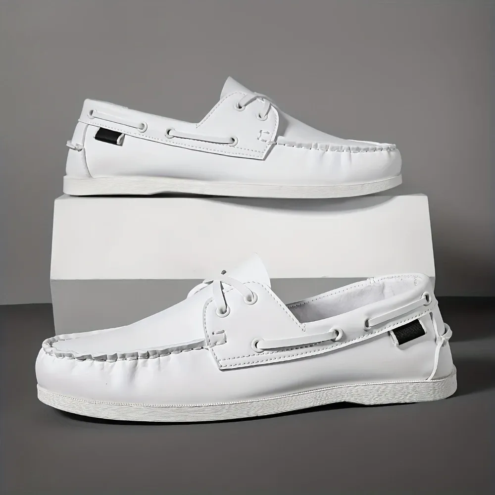 Men's stylish apron toe loafers, comfortable and non-slip