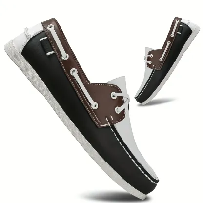 Men's stylish apron toe loafers, comfortable and non-slip