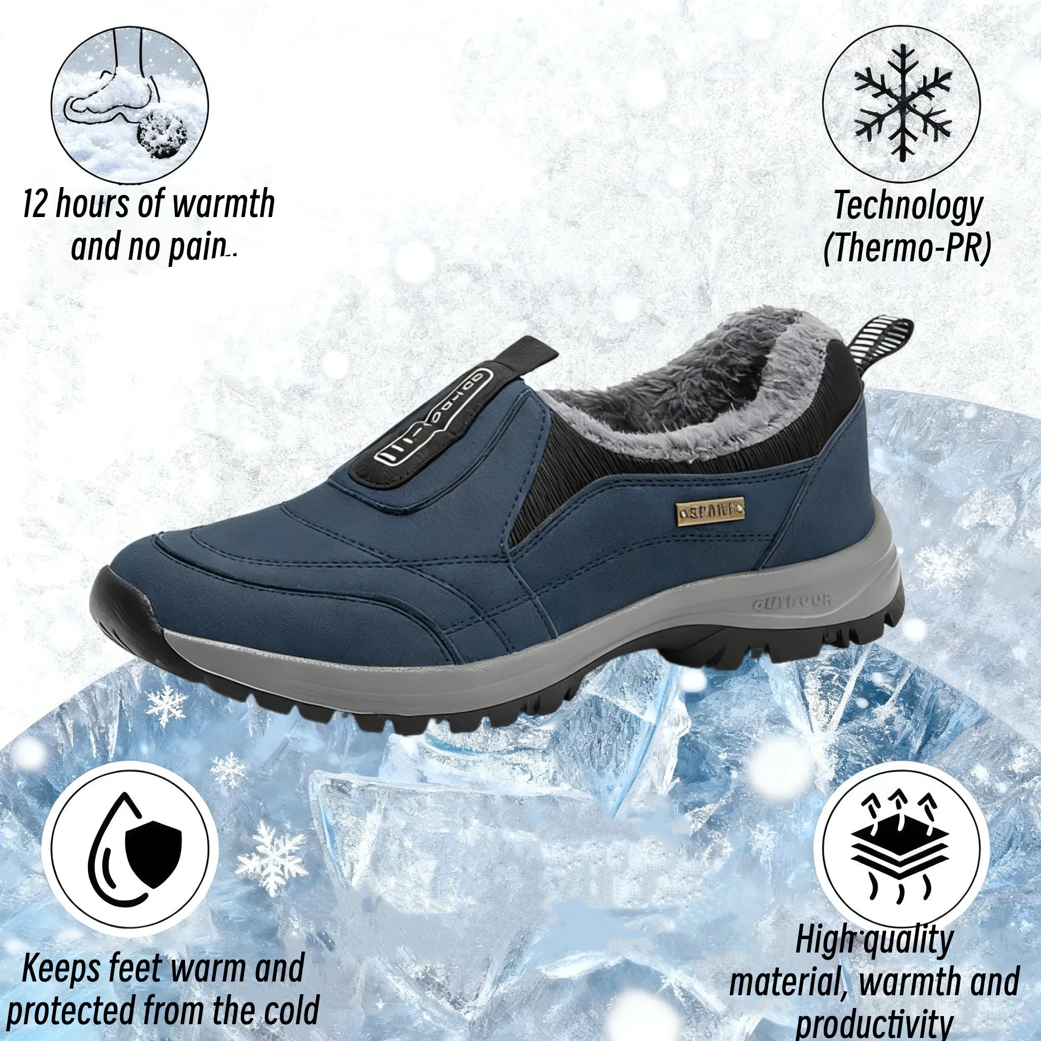 🔥Top Pick 2025🔥 Ergonomic Winter Footwear for Everyday Walking Comfo