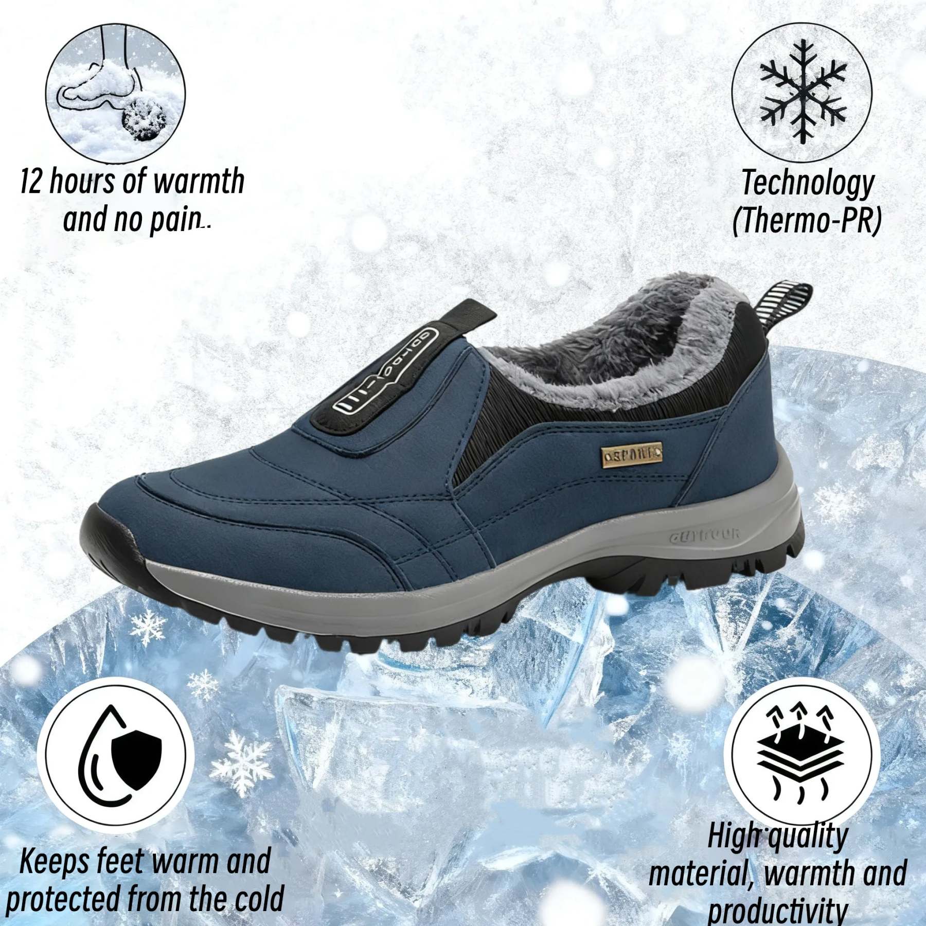 🔥Top Pick 2025🔥 Ergonomic Winter Footwear for Everyday Walking Comfort