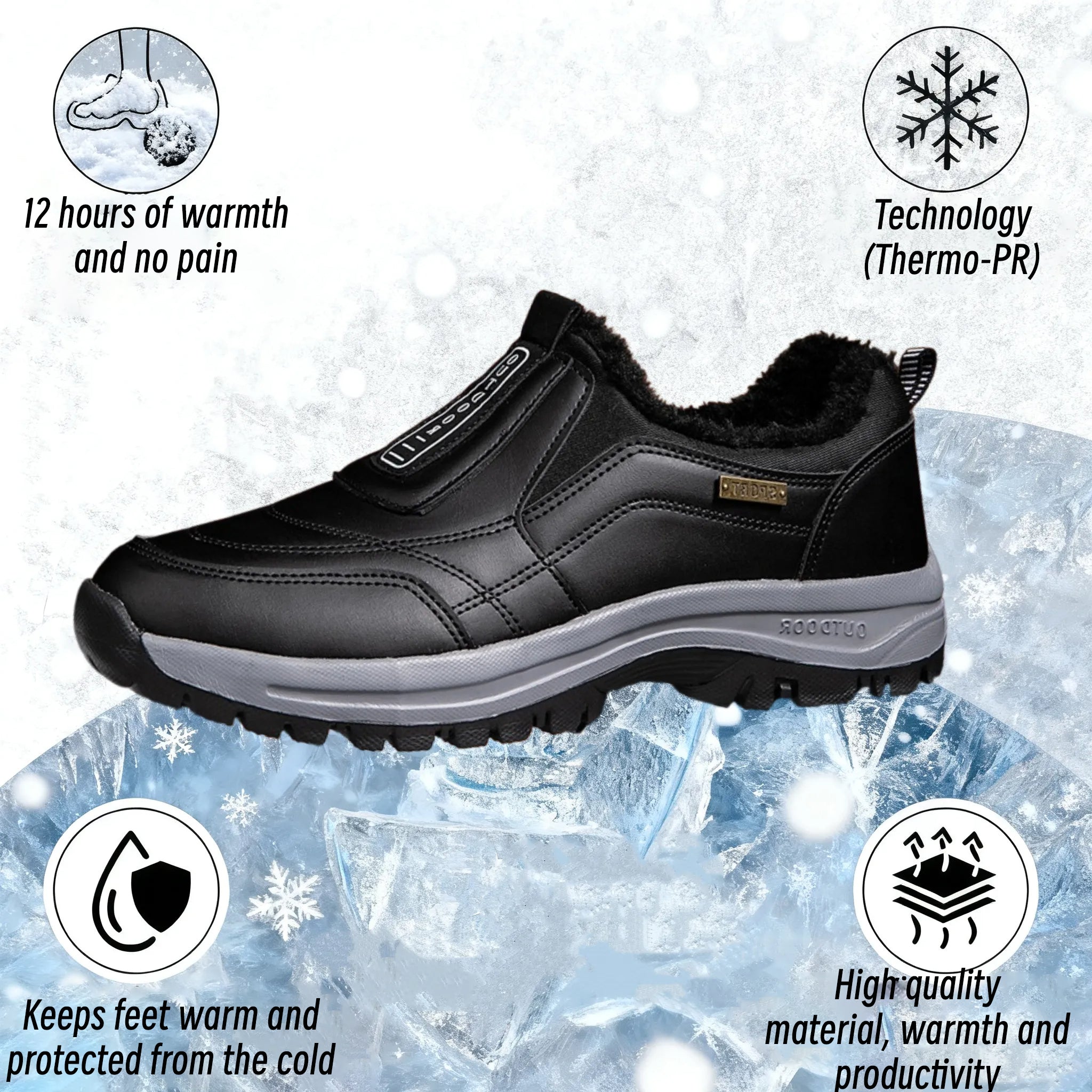 🔥Top Pick 2025🔥 Ergonomic Winter Footwear for Everyday Walking Comfort