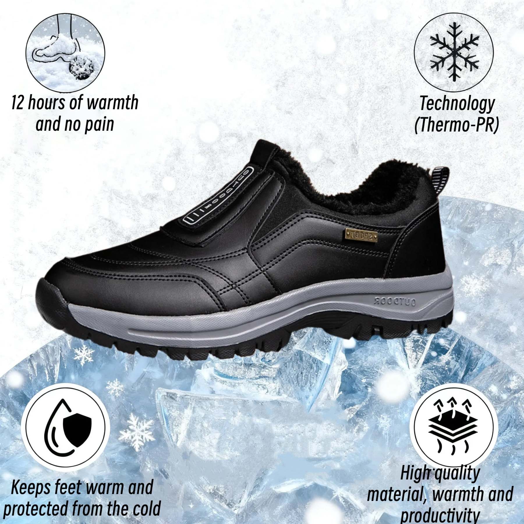 🔥Top Pick 2025🔥 Ergonomic Winter Footwear for Everyday Walking Comfort