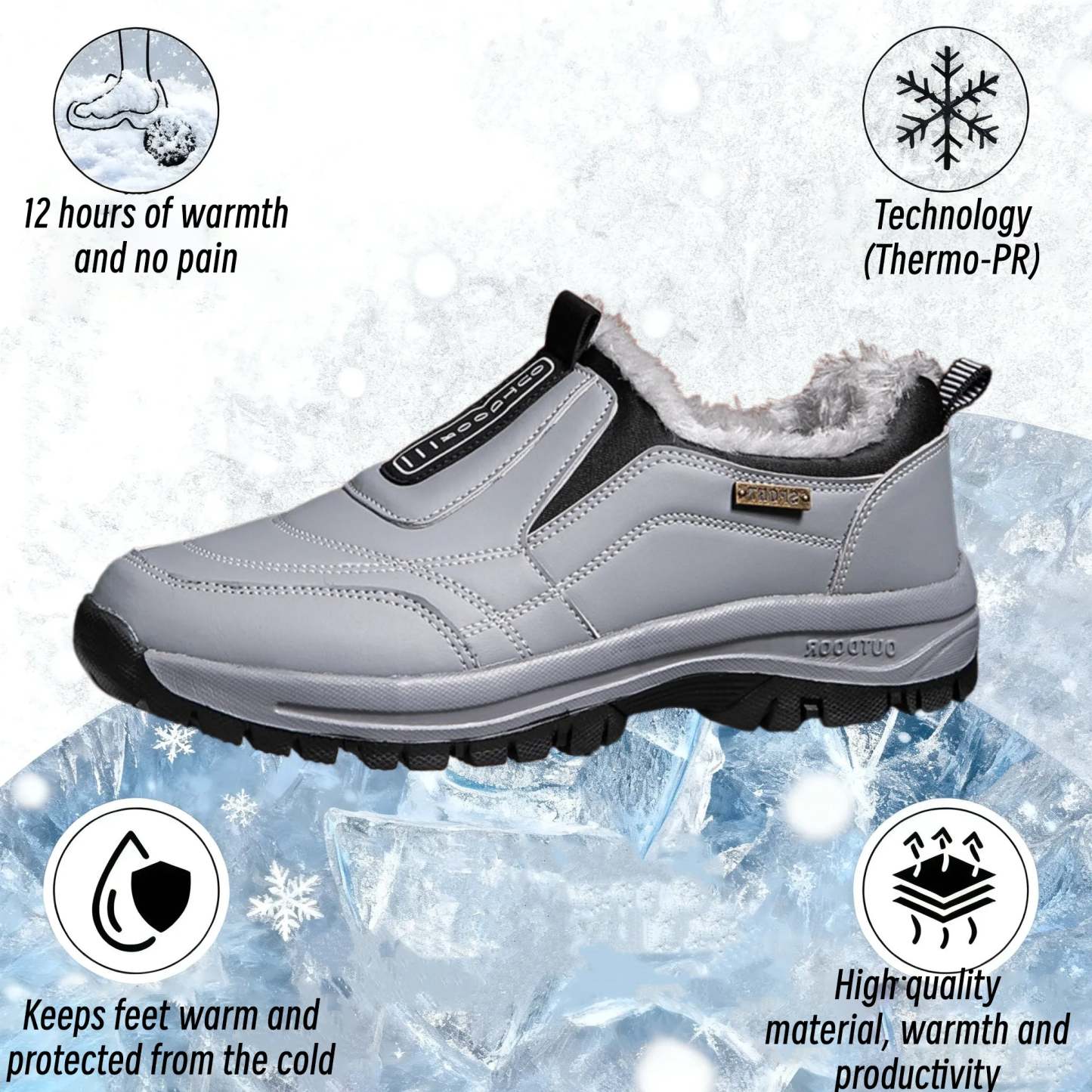 🔥Top Pick 2025🔥 Ergonomic Winter Footwear for Everyday Walking Comfo