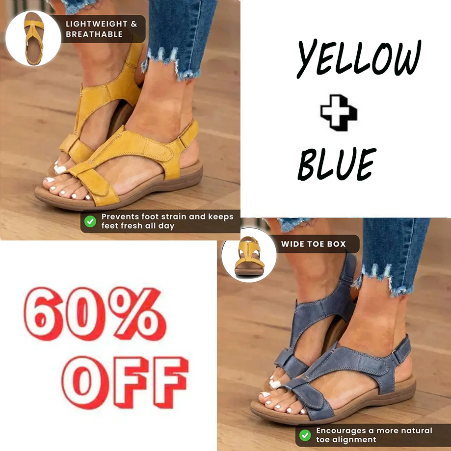 🔥LAST DAY 70% OFF🔥Women's Wedge Orthopedic Sandals | Fit For Your Feet
