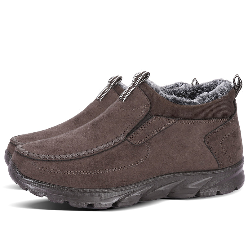 Men's Multi-layer Waterproof Merino Wool Lined Orthopedic Warm Shoes