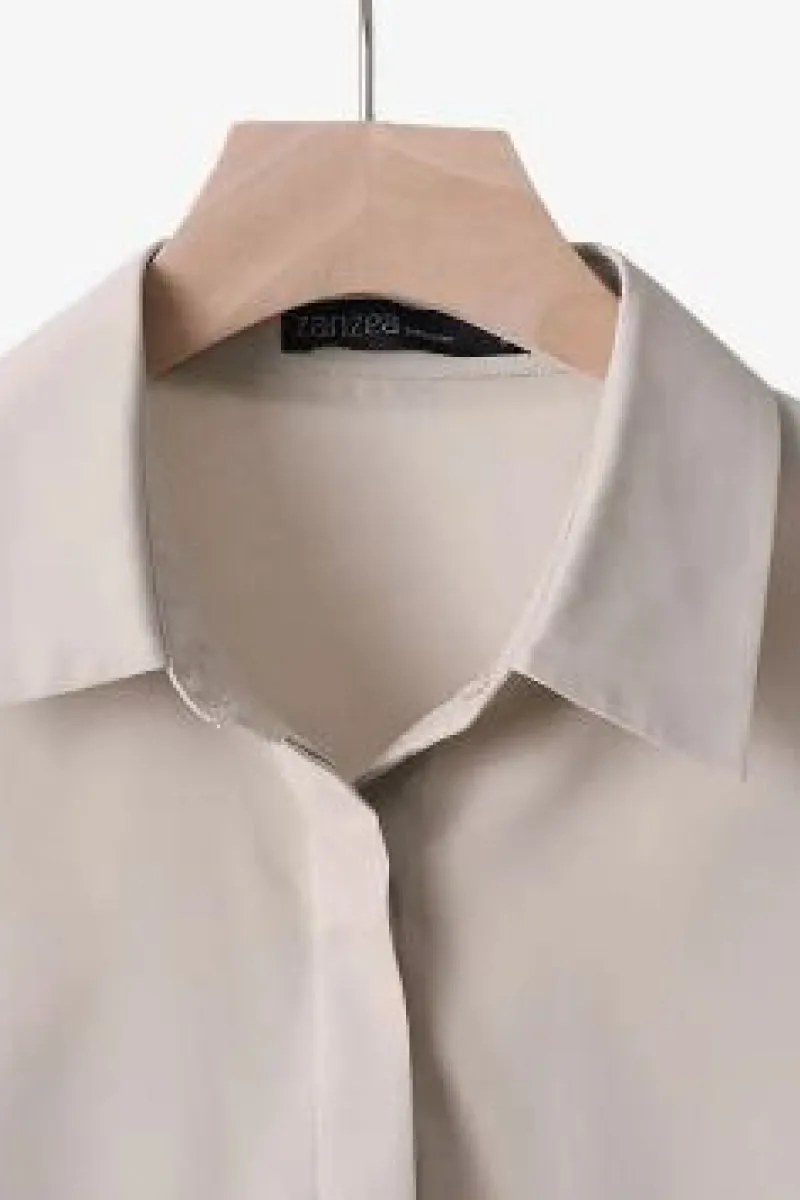 Relaxed Shirt & Trousers Two-Piece Set.