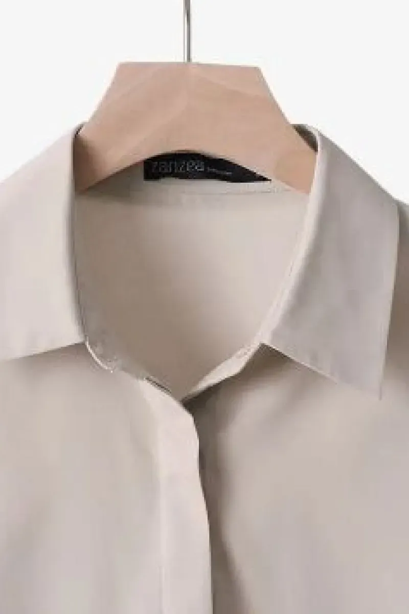 Relaxed Shirt & Trousers Two-Piece Set.