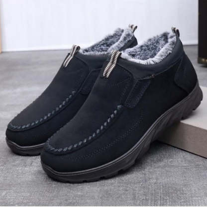 Men's Multi-layer Waterproof Merino Wool Lined Orthopedic Warm Shoes