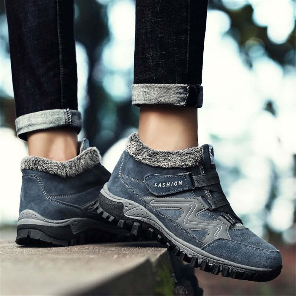 Outdoor Walking Shoes Winter Plus Velvet Warm Snow Hiking Boots