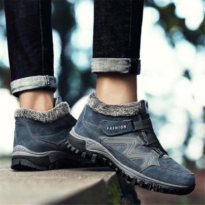 Outdoor Walking Shoes Winter Plus Velvet Warm Snow Hiking Boots