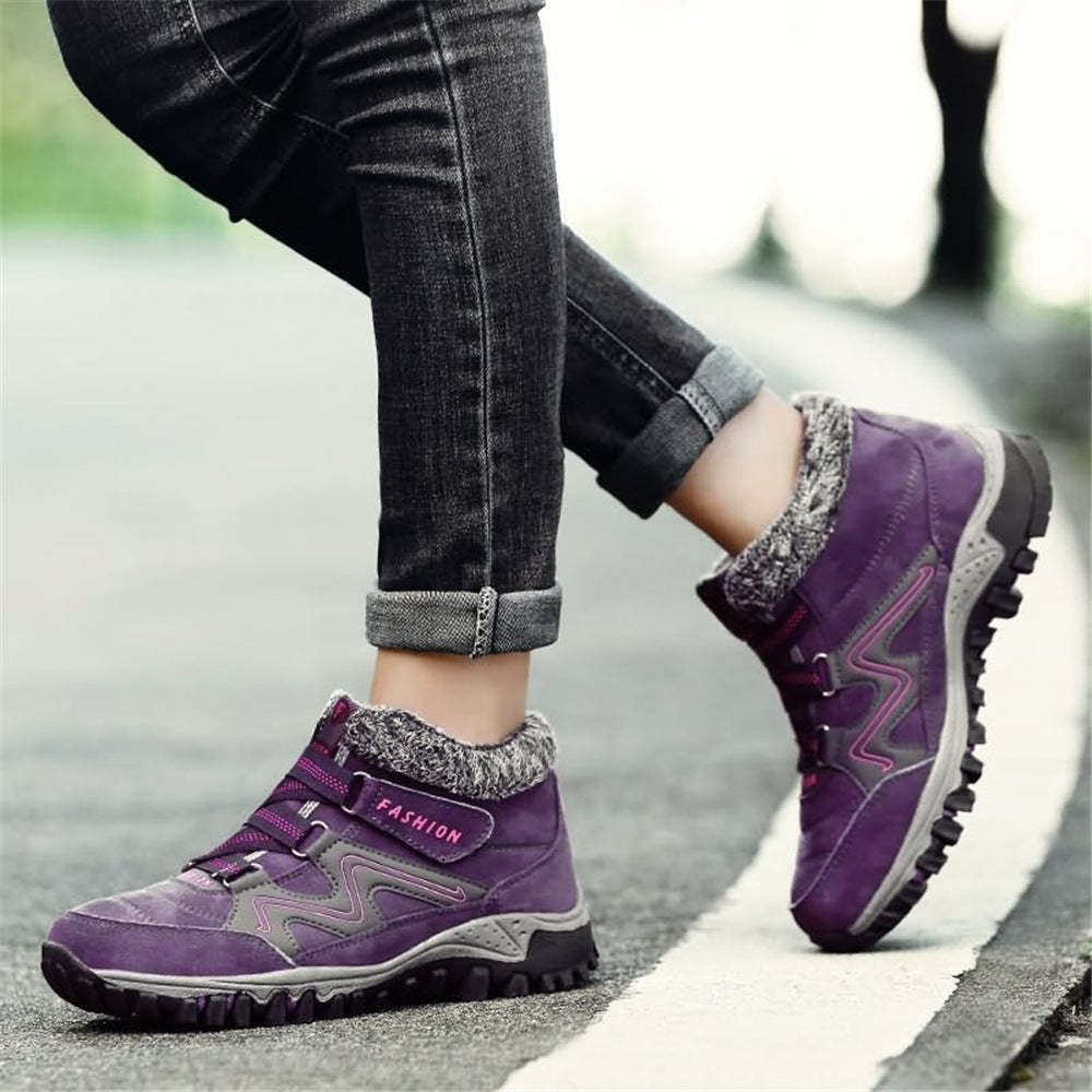 Outdoor Walking Shoes Winter Plus Velvet Warm Snow Hiking Boots