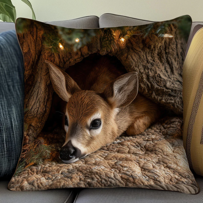 ⚠️Only a few left! – Artistic, vintage-style sewing  Quilted Pillow