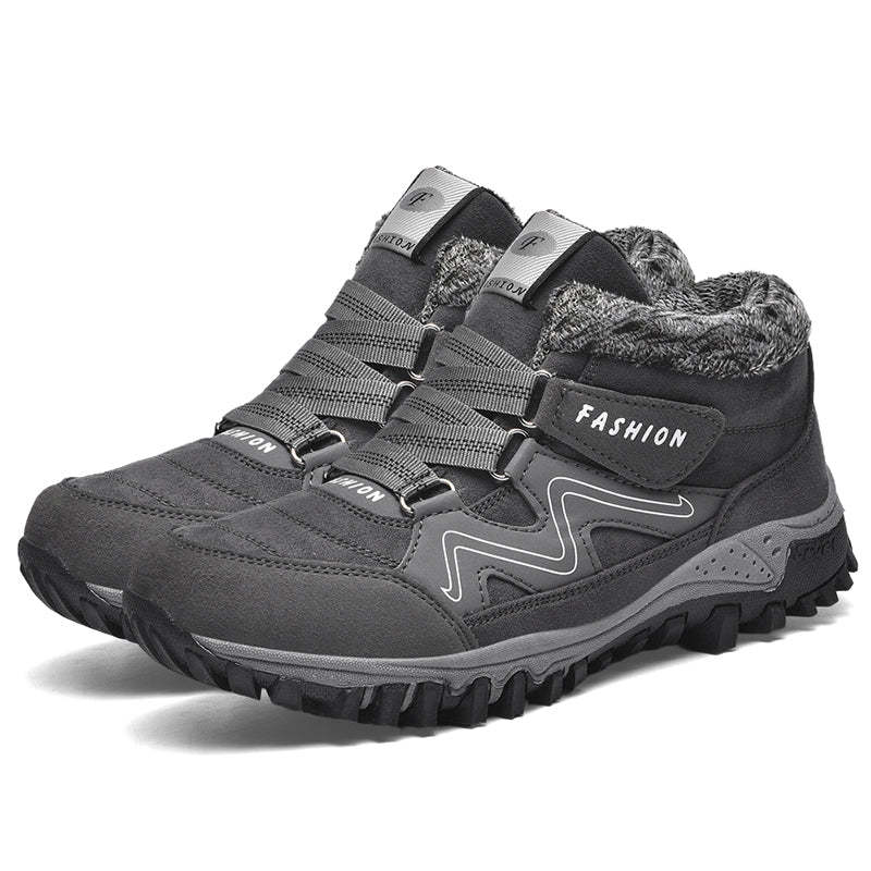 Outdoor Walking Shoes Winter Plus Velvet Warm Snow Hiking Boots