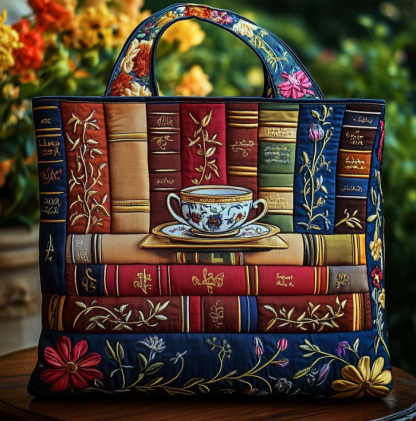 ⚠️Only a Few Left --Artistic Vintage Fashion Illustrated Embroidered Shoulder Tote Bag