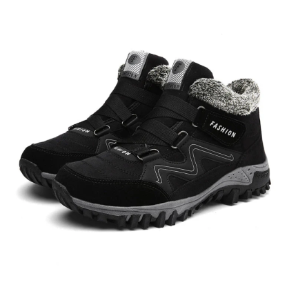 Outdoor Walking Shoes Winter Plus Velvet Warm Snow Hiking Boots