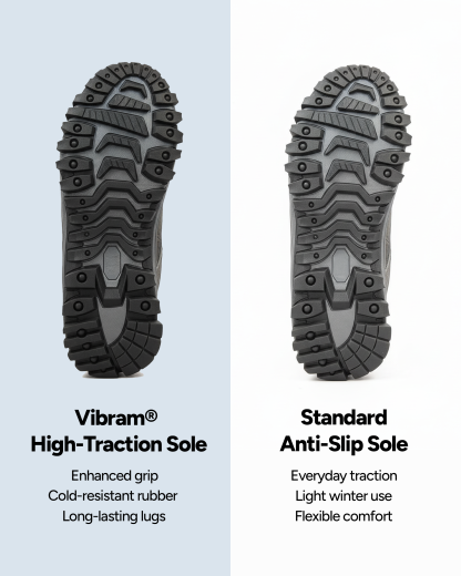 Outdoor Walking Shoes Winter Plus Velvet Warm Snow Hiking Boots