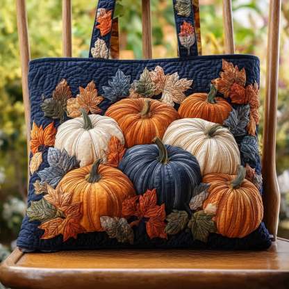 Pumpkin Season Quilted Tote Bag GFTOTL4447