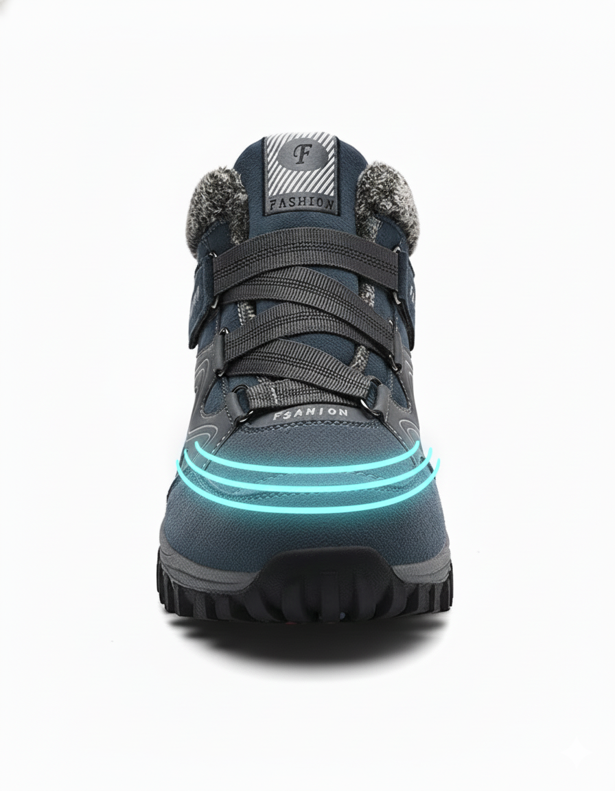 Outdoor Walking Shoes Winter Plus Velvet Warm Snow Hiking Boots