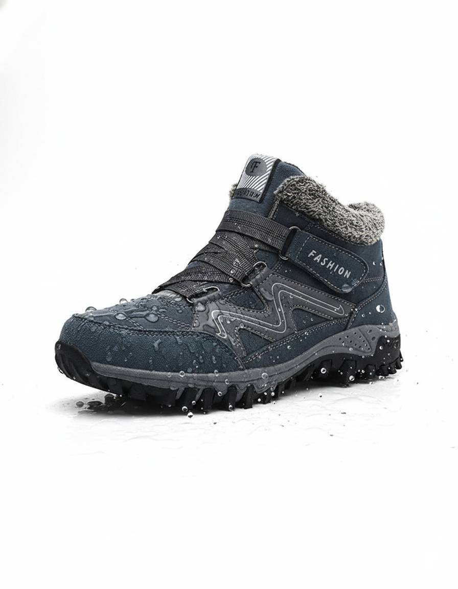 Outdoor Walking Shoes Winter Plus Velvet Warm Snow Hiking Boots