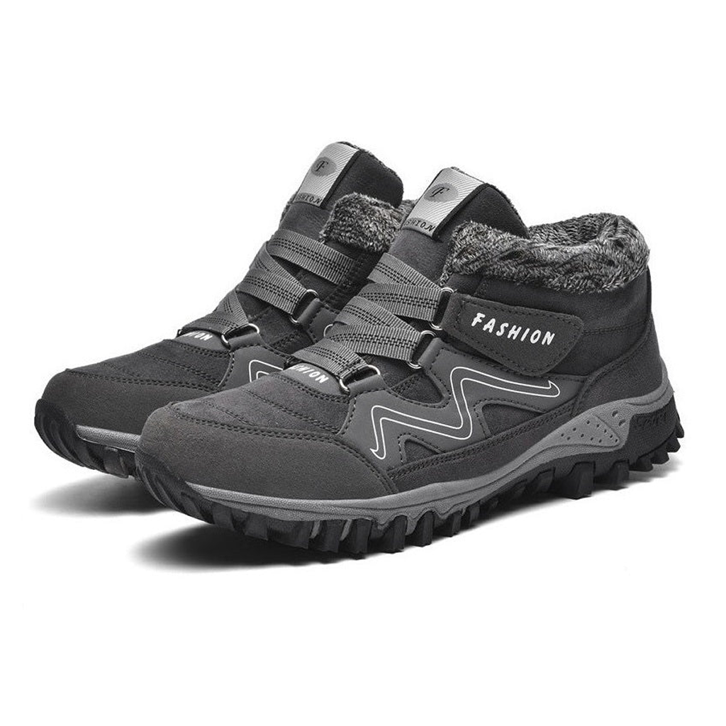 Outdoor Walking Shoes Winter Plus Velvet Warm Snow Hiking Boots