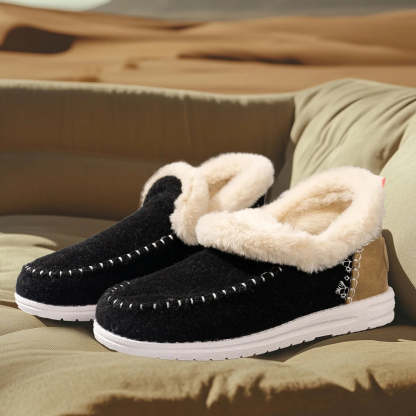 Womens Orthopedic Winter Wool Snow Boots Cozy Winter Shoes
