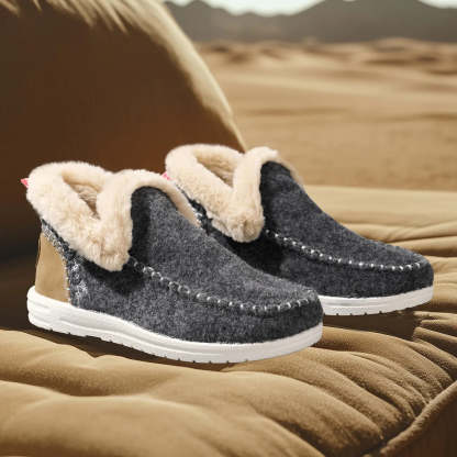 Womens Orthopedic Winter Wool Snow Boots Cozy Winter Shoes