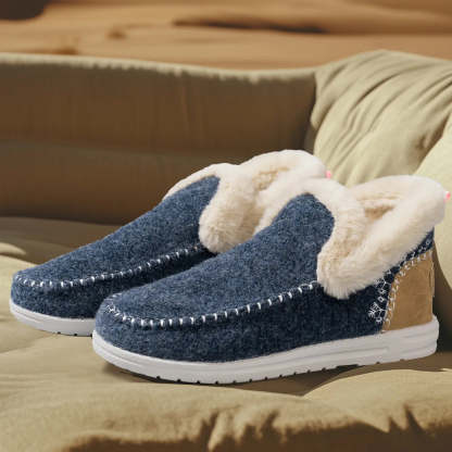 Womens Orthopedic Winter Wool Snow Boots Cozy Winter Shoes