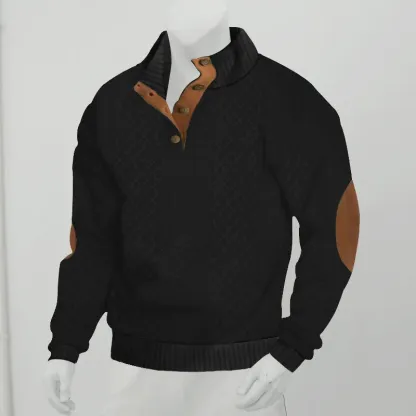 Men's Long Sleeve Cashmere Sports Sweater