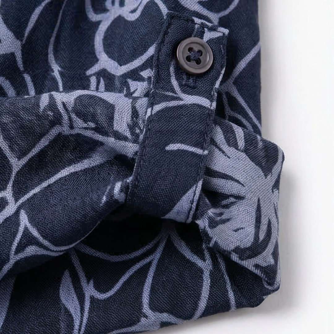 Ravopeak™ – Sequin Pocket Floral Blouse