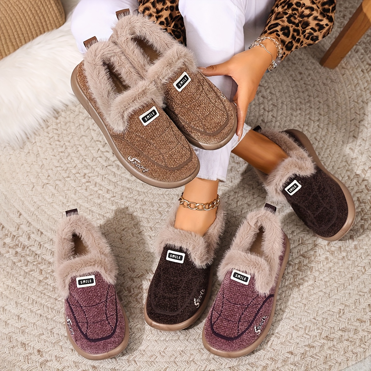 🔥Last Day Promotion 50% OFF - Women's Winter Comfortable Warm Loafers