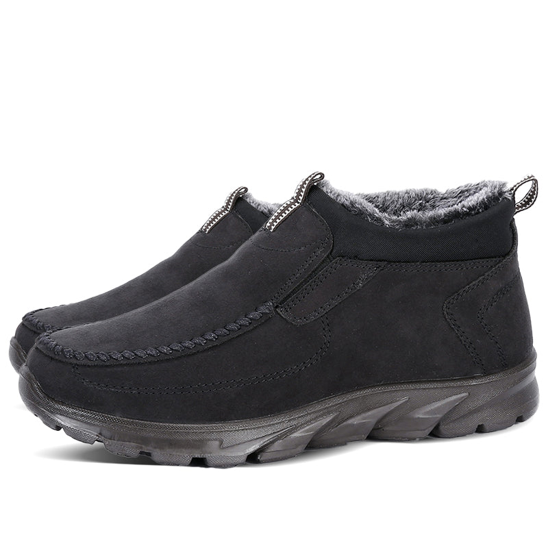 Men's Multi-layer Waterproof Merino Wool Lined Orthopedic Warm Shoes